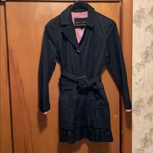 Betsey Johnson - Size XL - Black Rain Coat